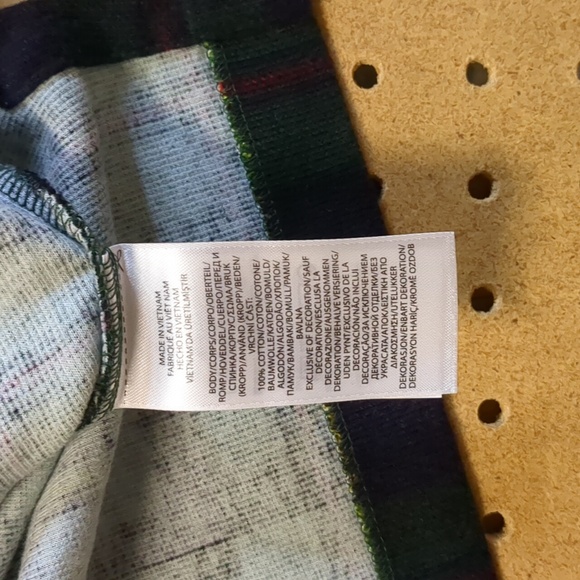 Polo Ralph Lauren Tartan Plaid Estate-Rib Cotton Quarter Zip Pullover - Picture 6 of 8